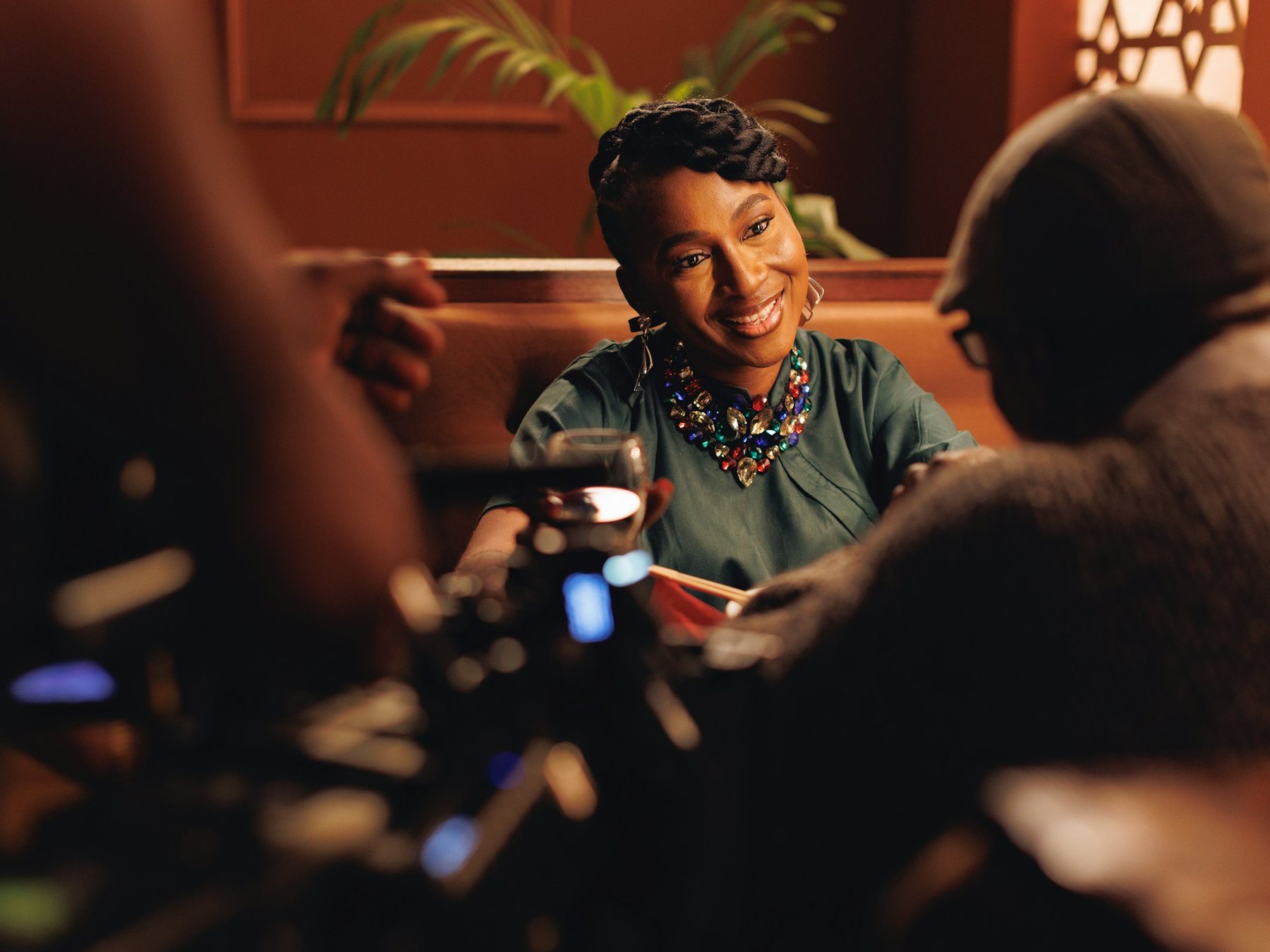Tournage d'un film institutionnel : interview d'une dirigeante